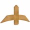 Ekena Millwork Bellingham Rough Sawn Timber Gable Bracket, Western Red Cedar, 48"W x 20"H x 2"D x 6"F, 10/12 Pitch GBW048X20X0206BEL00RWR - alternate 5